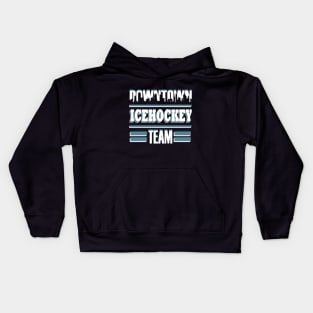 Icehockey Team Sayings Body Check Puck Kids Hoodie